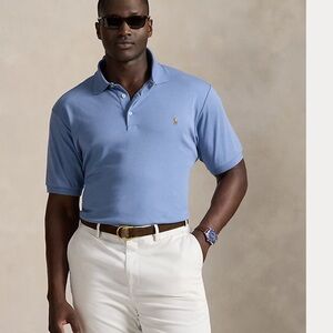 Polo by Ralph Lauren Men's Light Blue Polo Shirt